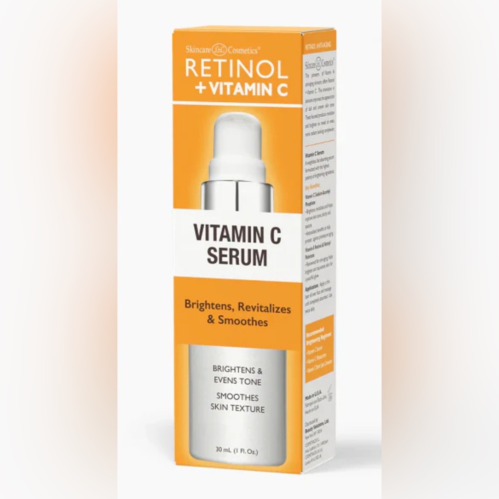 Skincare Cosmetics Retinol Vitamin C Serum 1oz